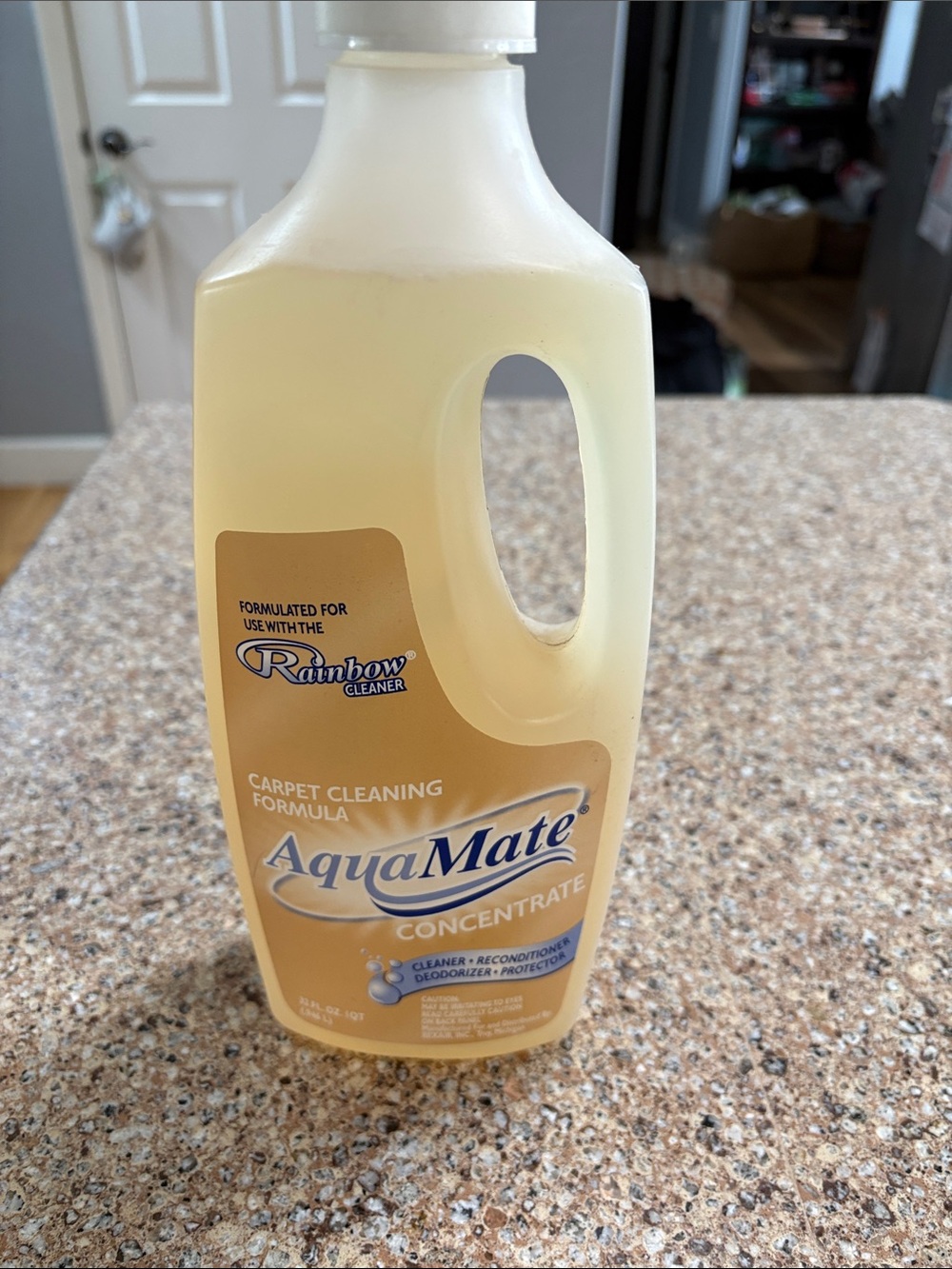 Rainbow AquaMate Carpet Cleaning Concentrate - Yellow Bottle